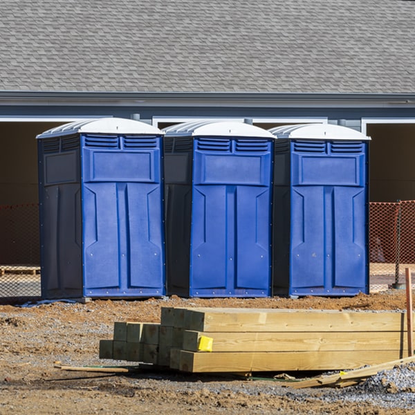 are there any restrictions on where i can place the porta potties during my rental period in South Coatesville PA